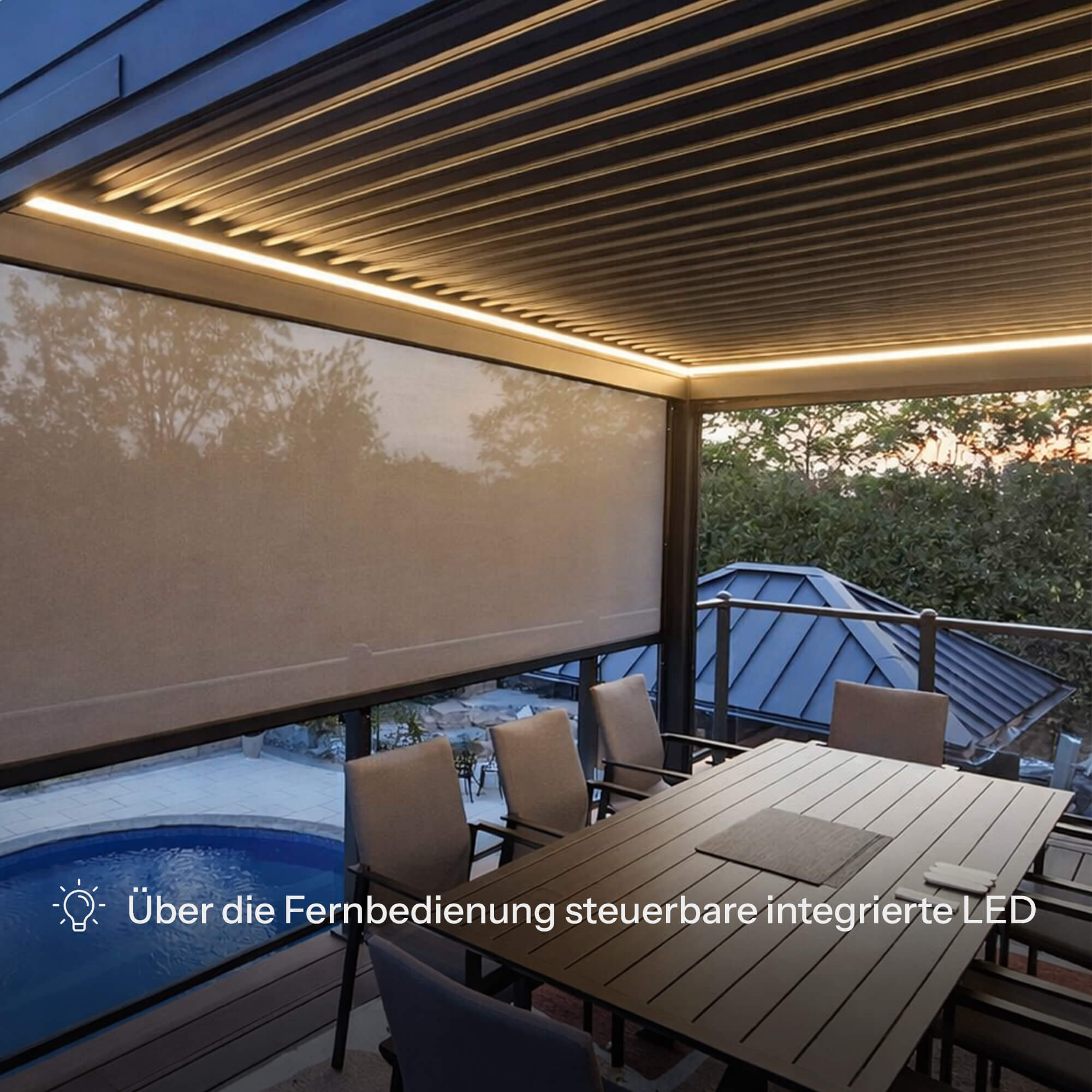 LED im Rahmen bei Montana